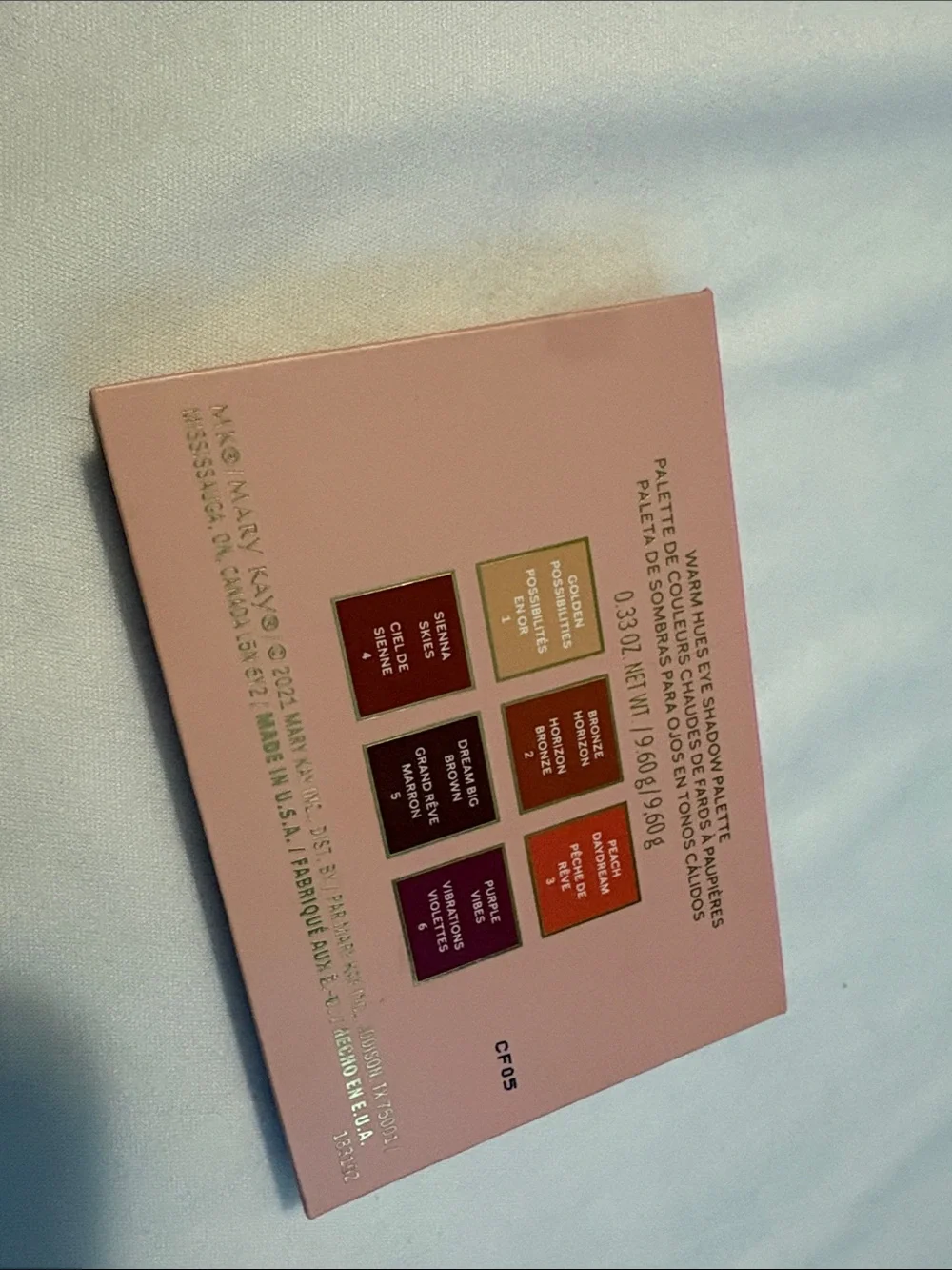 Mary Kay Gradient Palette Art - Pink, Orange